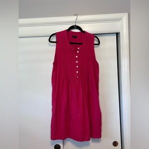 Quince Sleeveless Gauze Swing Dress